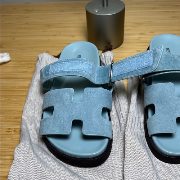 Designer inspired Blue Sandals - Picture 2 of 4